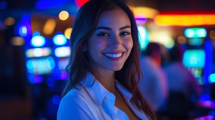 acgwin slot live-dealer blackjack table on mobile device with dealer and bet interface visible